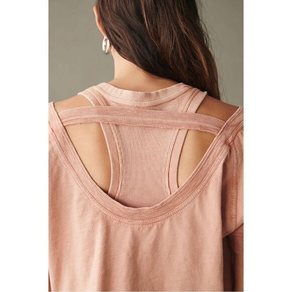 NEW Daily Practice by Anthropologie Center Court 2P Tee + Dress Medium Petite - Picture 5 of 5